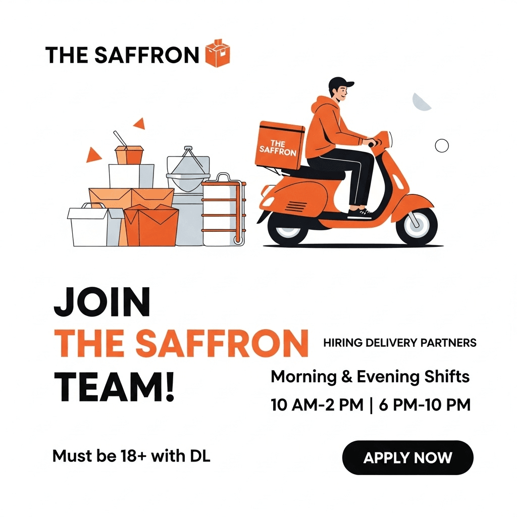Hiring post for The Saffron